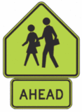 School Advance Warning Sign