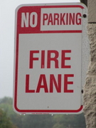 No Parking Fire Lane