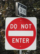 Do Not Enter