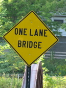 One Lane Bridge