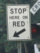 Stop Here on Red