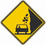 Watch for Falling Rocks Road Sign