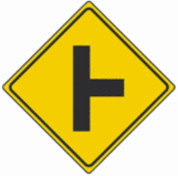 Side Road Intersection Ahead